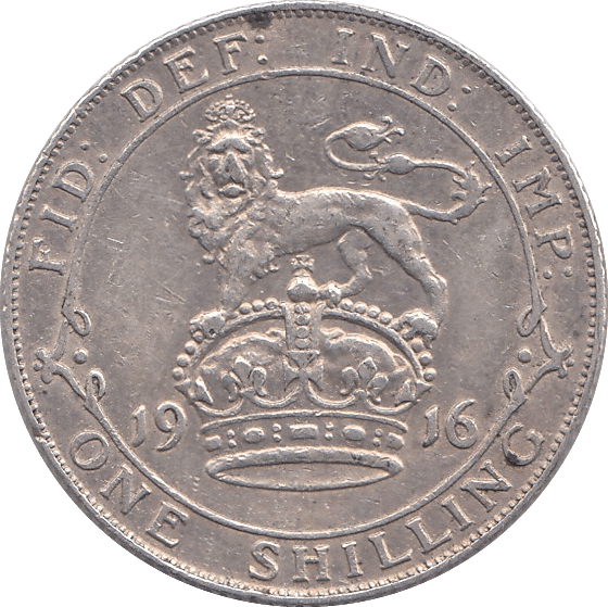 1916 SHILLING ( VF ) - Shilling - Cambridgeshire Coins