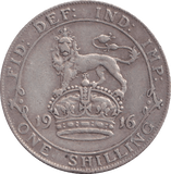 1916 SHILLING ( VF ) - SHILLING - Cambridgeshire Coins