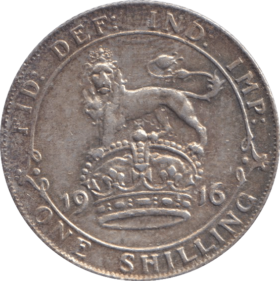 1916 SHILLING ( VF ) - SHILLING - Cambridgeshire Coins