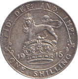 1916 SHILLING ( VF ) - SHILLING - Cambridgeshire Coins