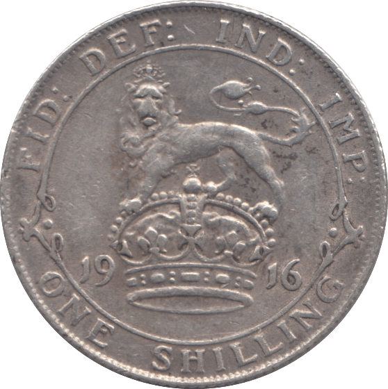1916 SHILLING ( VF ) - Shilling - Cambridgeshire Coins