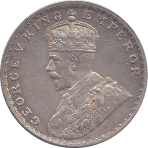 1916 SILVER ONE RUPEE INDIA - SILVER WORLD COINS - Cambridgeshire Coins