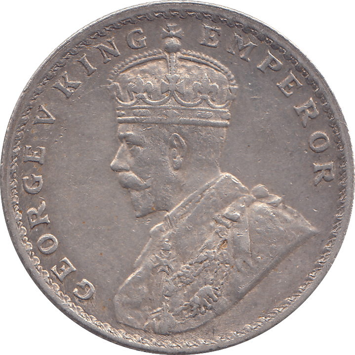 1916 SILVER ONE RUPEE INDIA - SILVER WORLD COINS - Cambridgeshire Coins