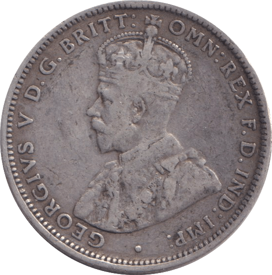 1916 SILVER SHILLING AUSTRALIA - WORLD COINS - Cambridgeshire Coins