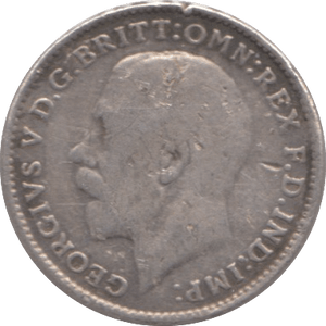 1916 SILVER THREEPENCE ( FINE ) - Threepence - Cambridgeshire Coins