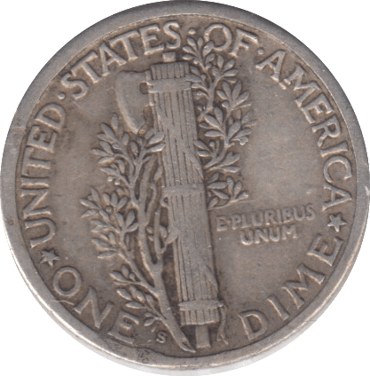 1916 SILVER USA DIME - SILVER WORLD COINS - Cambridgeshire Coins