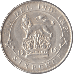 1916 SIXPENCE ( AUNC ) - Sixpence - Cambridgeshire Coins