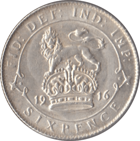 1916 SIXPENCE ( AUNC ) - Sixpence - Cambridgeshire Coins