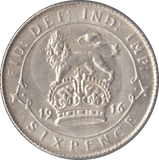 1916 SIXPENCE ( AUNC ) - Sixpence - Cambridgeshire Coins