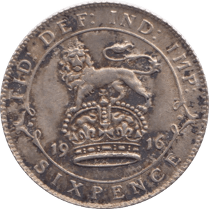 1916 SIXPENCE ( EF ) - Sixpence - Cambridgeshire Coins