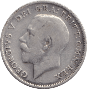 1916 SIXPENCE ( F ) - SIXPENCE - Cambridgeshire Coins