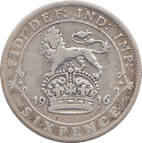 1916 SIXPENCE ( FINE ) - SIXPENCE - Cambridgeshire Coins