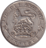 1916 SIXPENCE (FINE) - SIXPENCE - Cambridgeshire Coins