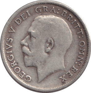 1916 SIXPENCE ( GF ) - SHILLING - Cambridgeshire Coins