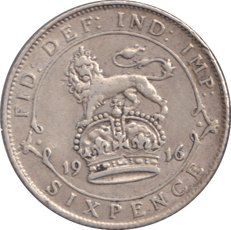 1916 SIXPENCE ( GF ) - SIXPENCE - Cambridgeshire Coins