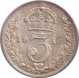 1916 THREEPENCE ( AUNC ) - SIXPENCE - Cambridgeshire Coins