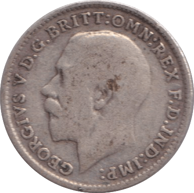 1916 THREEPENCE ( FINE ) - THREEPENCE - Cambridgeshire Coins