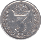 1916 THREEPENCE ( FINE ) - THREEPENCE - Cambridgeshire Coins