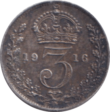 1916 THREEPENCE ( FINE ) - THREEPENCE - Cambridgeshire Coins