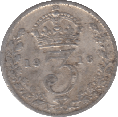 1916 THREEPENCE ( FINE ) - THREEPENCE - Cambridgeshire Coins