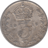 1916 THREEPENCE ( FINE ) - THREEPENCE - Cambridgeshire Coins