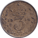 1916 THREEPENCE ( FINE ) - WORLD COINS - Cambridgeshire Coins