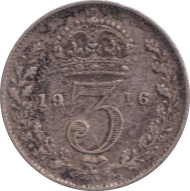 1916 THREEPENCE ( GF ) - THREEPENCE - Cambridgeshire Coins