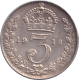1916 THREEPENCE ( VF ) - THREEPENCE - Cambridgeshire Coins