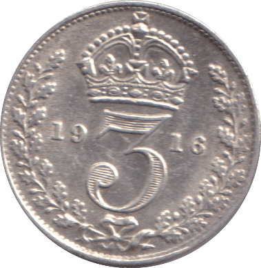 1916 THREEPENCE ( VF ) - THREEPENCE - Cambridgeshire Coins