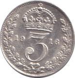 1916 THREEPENCE ( VF ) - THREEPENCE - Cambridgeshire Coins