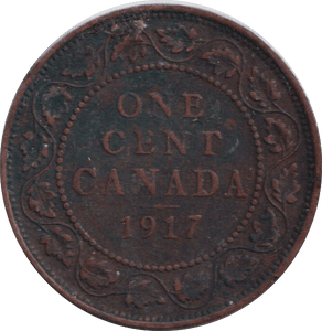1917 1 CENT CANADA - WORLD COINS - Cambridgeshire Coins