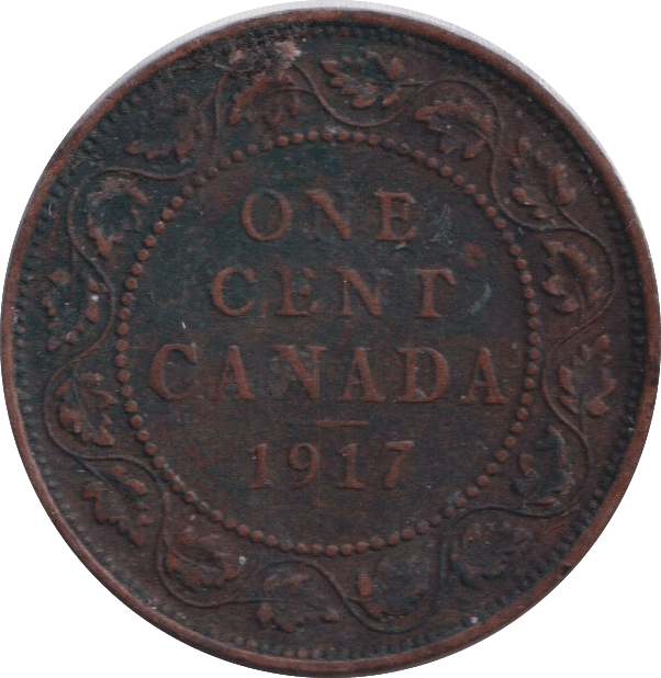 1917 1 CENT CANADA - WORLD COINS - Cambridgeshire Coins