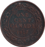 1917 1 CENT CANADA - WORLD COINS - Cambridgeshire Coins