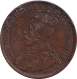 1917 1 CENT CANADA - WORLD COINS - Cambridgeshire Coins