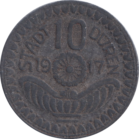 1917 10 PFENNY TOKEN GERMANY - OTHER TOKENS - Cambridgeshire Coins
