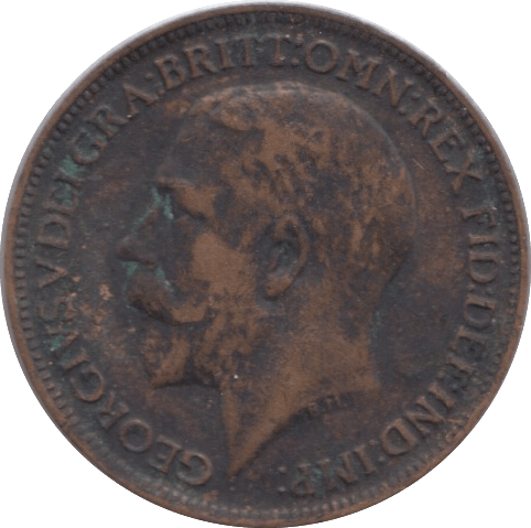 1917 FARTHING ( GF ) - Farthing - Cambridgeshire Coins
