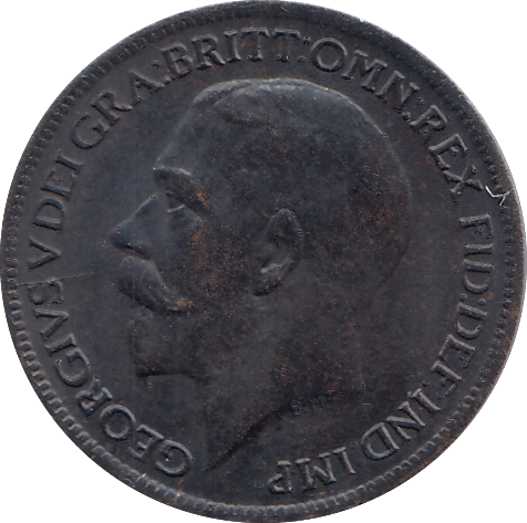 1917 FARTHING ( UNC ) - FARTHING - Cambridgeshire Coins