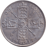 1917 FLORIN ( AUNC ) - FLORIN - Cambridgeshire Coins