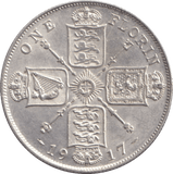 1917 FLORIN ( AUNC ) - FLORIN - Cambridgeshire Coins