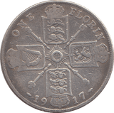 1917 FLORIN ( FINE ) - FLORIN - Cambridgeshire Coins