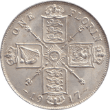 1917 FLORIN ( UNC ) - FLORIN - Cambridgeshire Coins