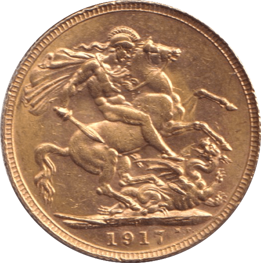 1917 GOLD SOVEREIGN ( UNC ) PERTH MINT 1 - SOVEREIGN - Cambridgeshire Coins