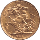 1917 GOLD SOVEREIGN ( UNC ) PERTH MINT 1 - SOVEREIGN - Cambridgeshire Coins