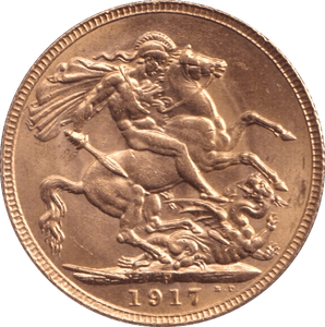 1917 GOLD SOVEREIGN ( UNC ) PERTH MINT - SOVEREIGN - Cambridgeshire Coins