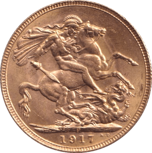1917 GOLD SOVEREIGN ( UNC ) PERTH MINT - SOVEREIGN - Cambridgeshire Coins
