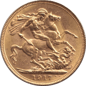 1917 GOLD SOVEREIGN ( UNC ) PERTH MINT - SOVEREIGN - Cambridgeshire Coins