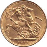 1917 GOLD SOVEREIGN ( UNC ) PERTH MINT - SOVEREIGN - Cambridgeshire Coins