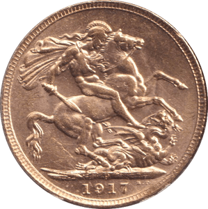 1917 GOLD SOVEREIGN ( UNC ) PERTH MINT - SOVEREIGN - Cambridgeshire Coins
