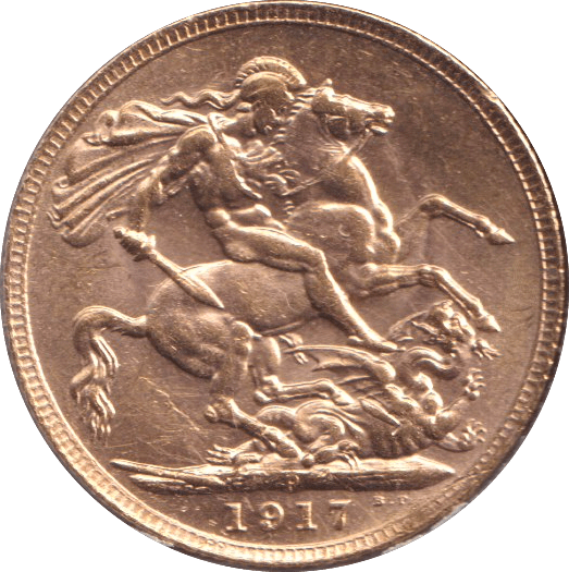 1917 GOLD SOVEREIGN ( UNC ) PERTH MINT - SOVEREIGN - Cambridgeshire Coins