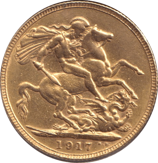 1917 GOLD SOVEREIGN ( UNC ) PERTH MINT - SOVEREIGN - Cambridgeshire Coins